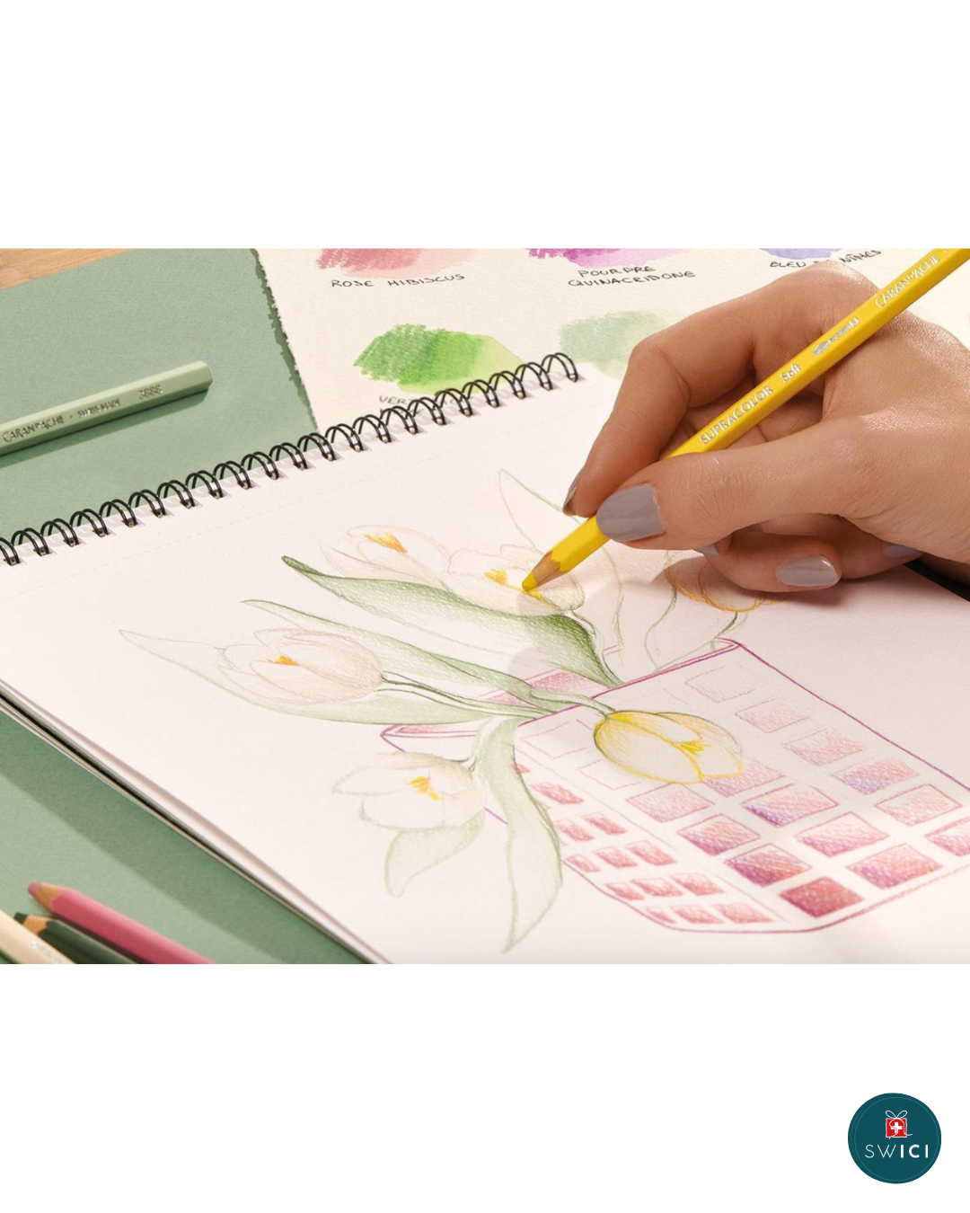 Exklusive Box mit 18 Supracolor™ Aquarell-Buntstiften