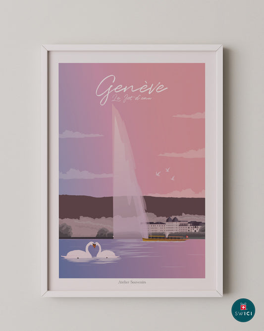 Geneva Poster - Water Jet