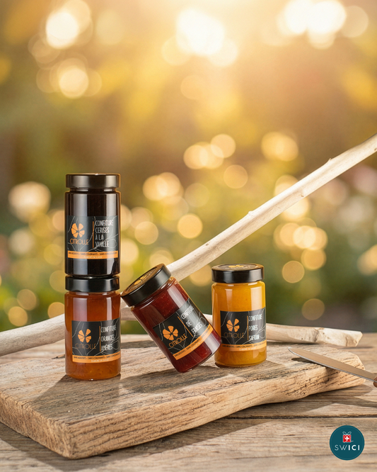 Coffret 4 confitures artisanales