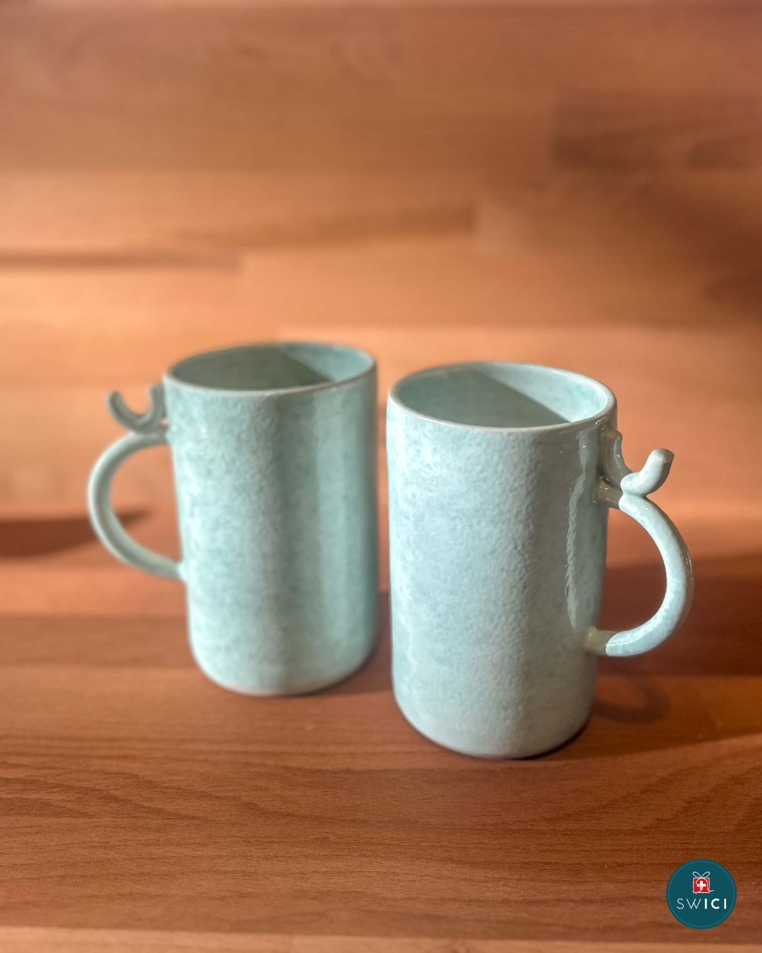 Großer Keramikbecher – Mint