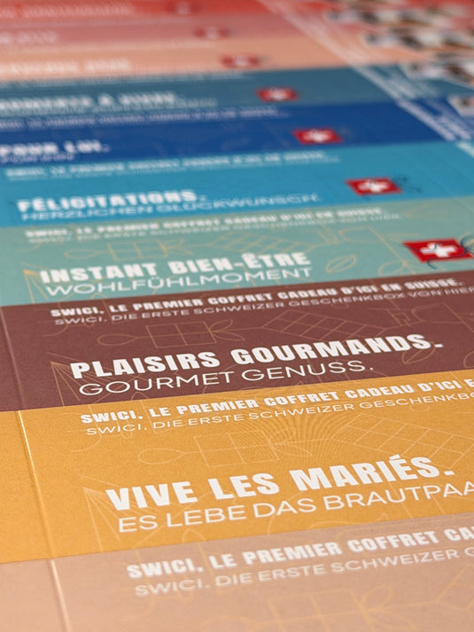 Les coffrets cadeaux SWICI