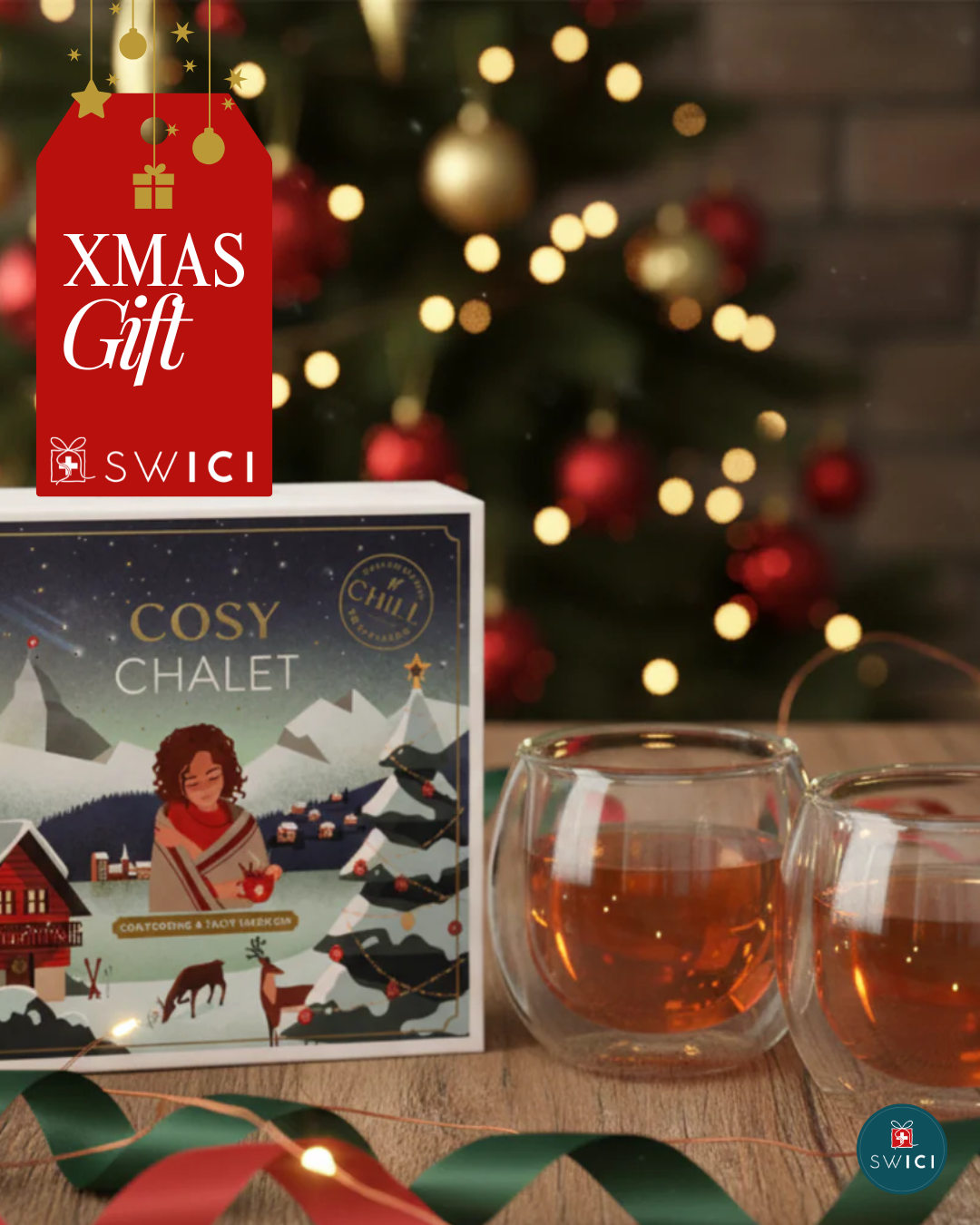 Coffret Cosy Chalet et 2 tasses
