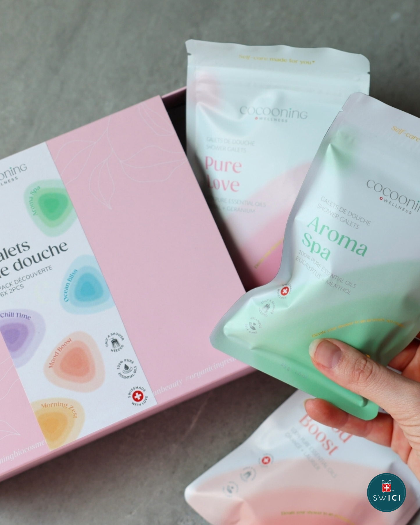 Coffret Galets de douche