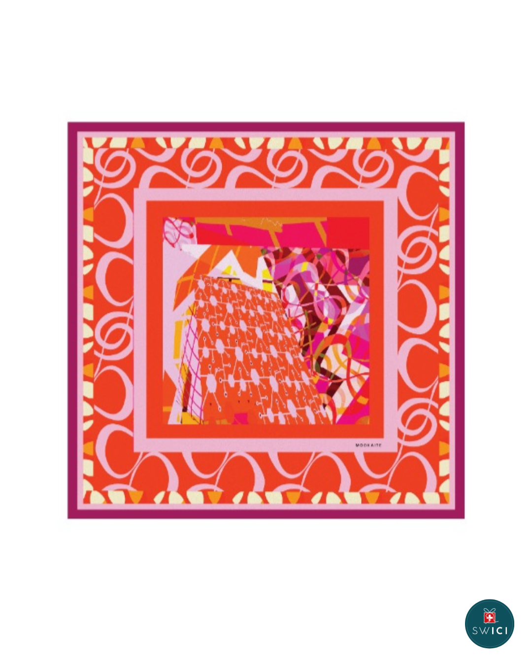 Foulard "Orange Meta"