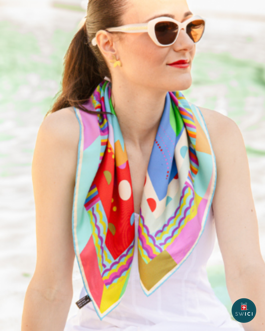 Foulard "Polka Dance"