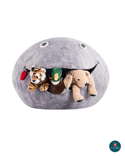 Grenouille de stockage en laine