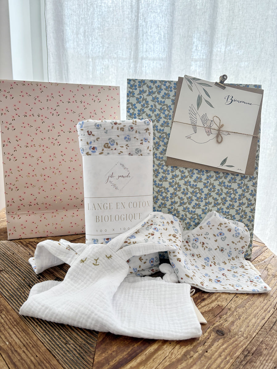 Grande pochette cadeaux de naissance