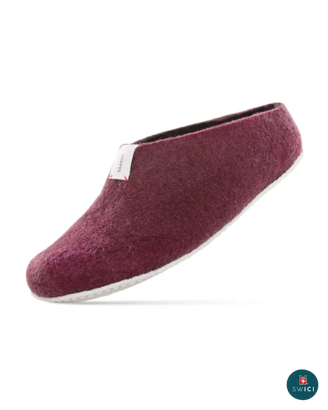 Chaussons en laine - Bordeaux