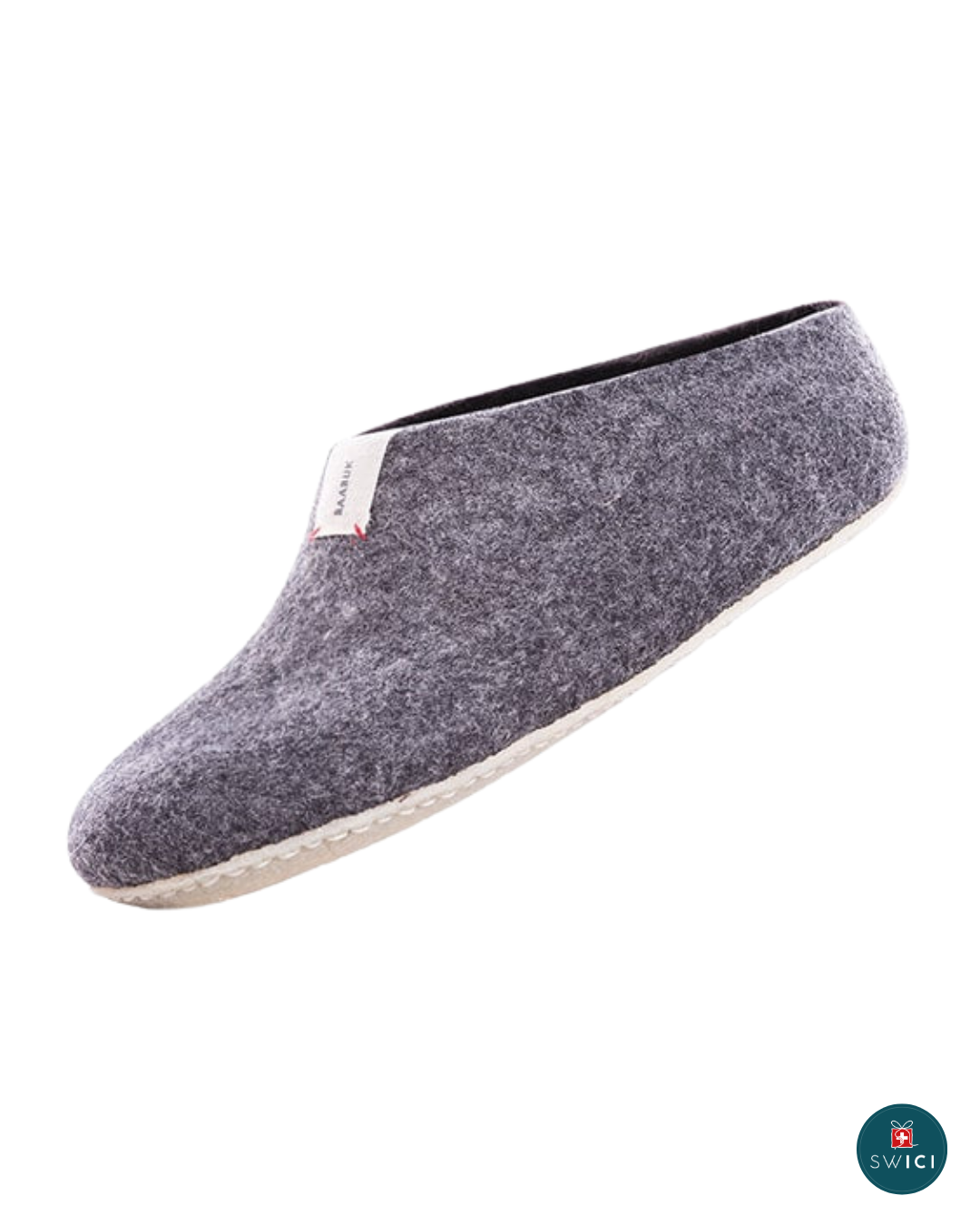Chaussons en laine - Gris