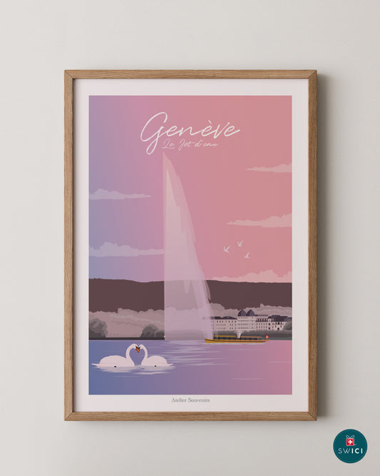 Geneva Poster - Water Jet