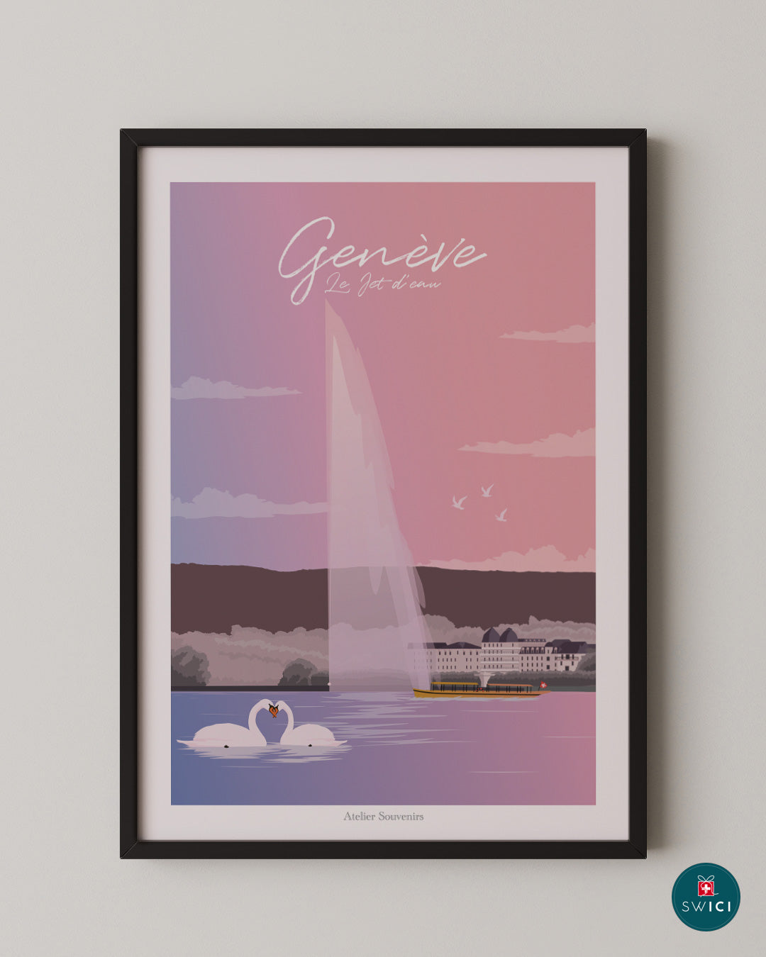 Geneva Poster - Water Jet