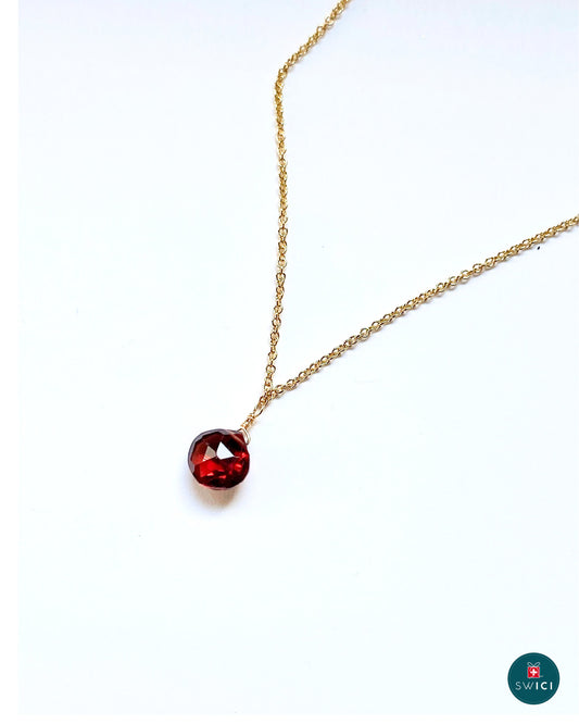 Garnet Luck Necklace