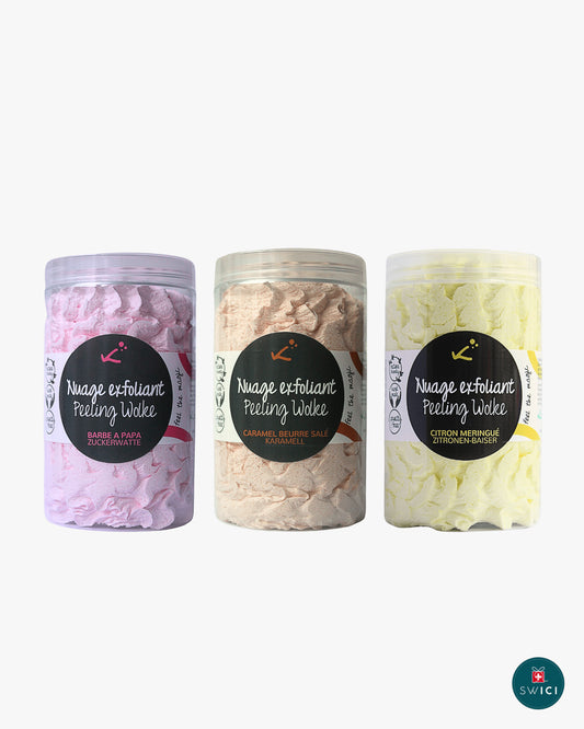 3 delicious exfoliating clouds