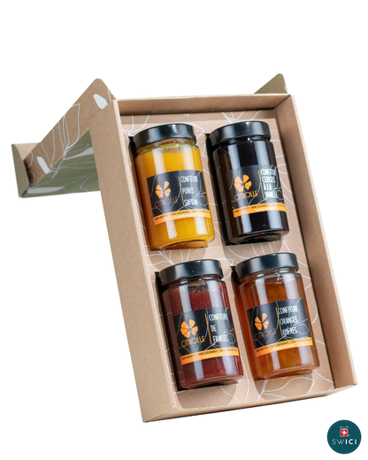 Coffret 4 confitures artisanales