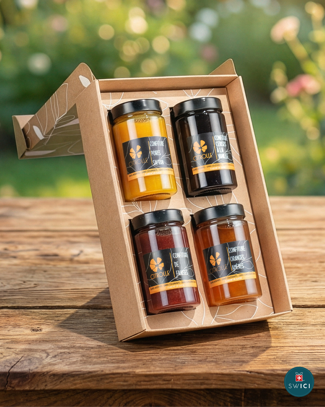 Coffret 4 confitures artisanales