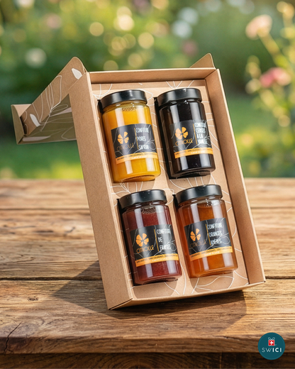 Coffret 4 confitures artisanales