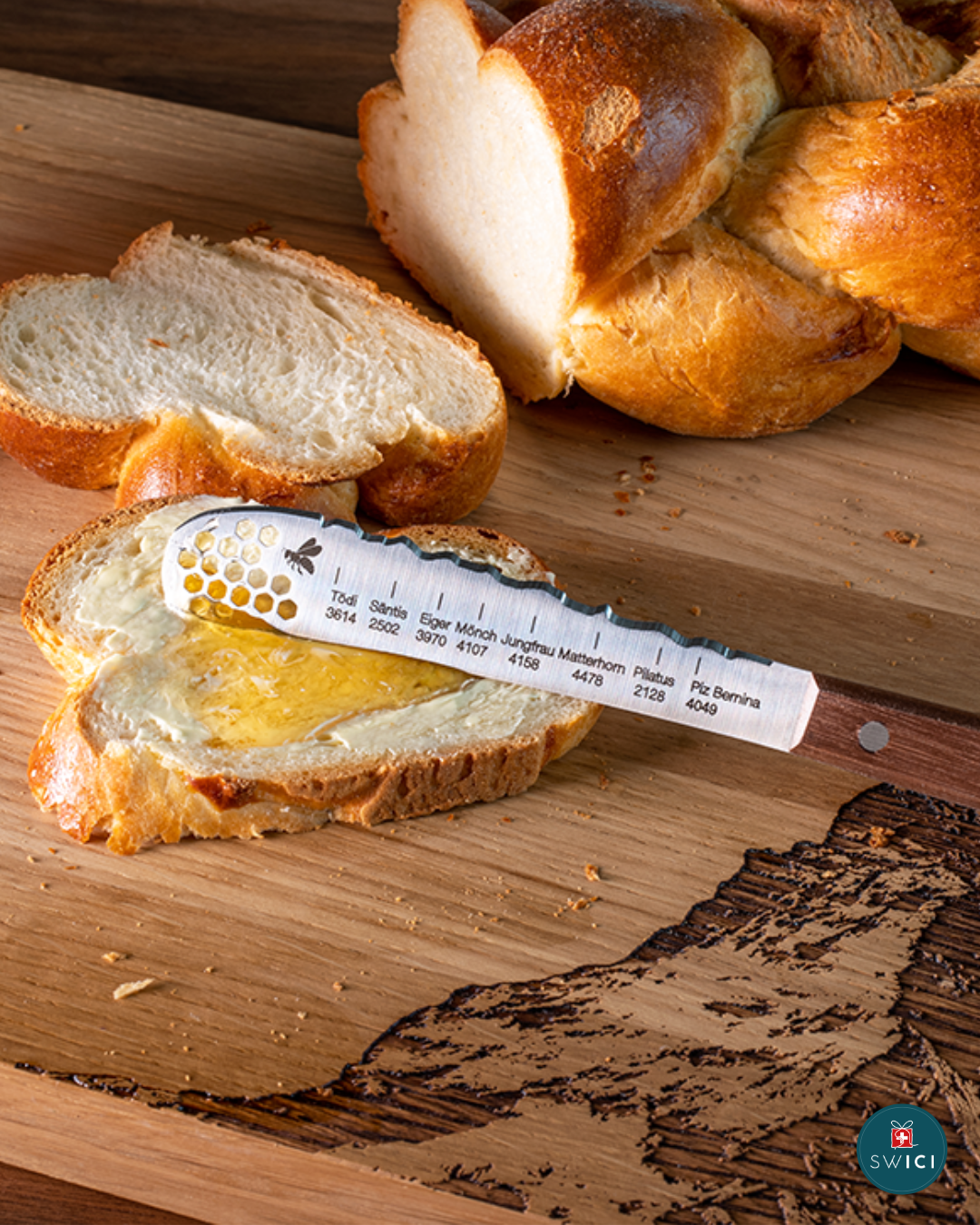 4-in-1 Honey Knife - Best of Switzerland