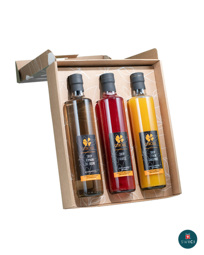 Coffret 3 sirops artisanaux