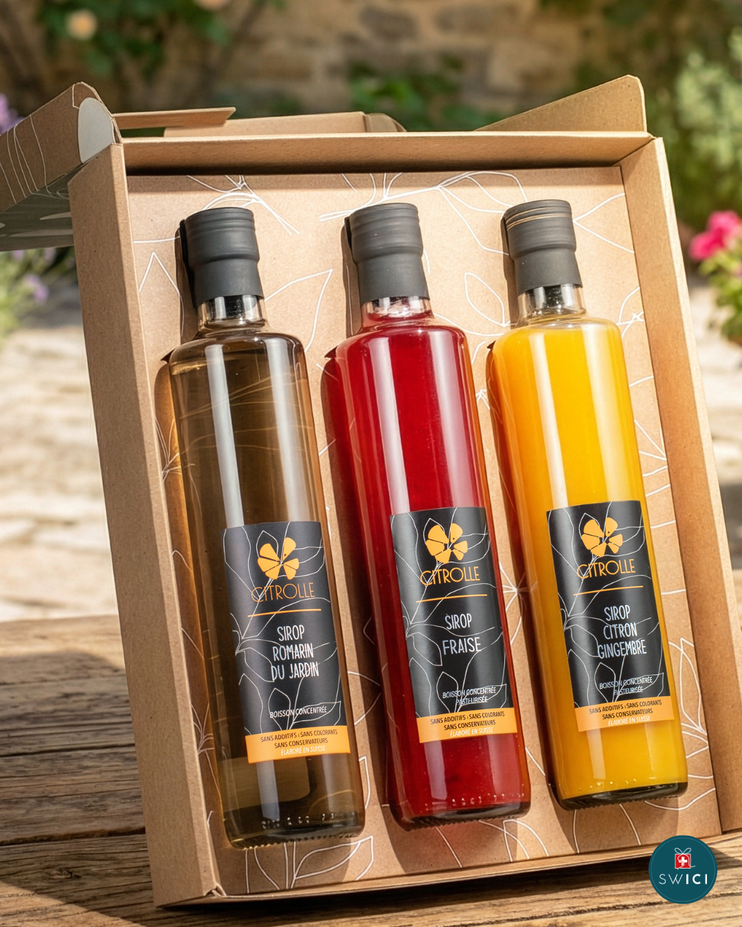 Coffret 3 sirops artisanaux