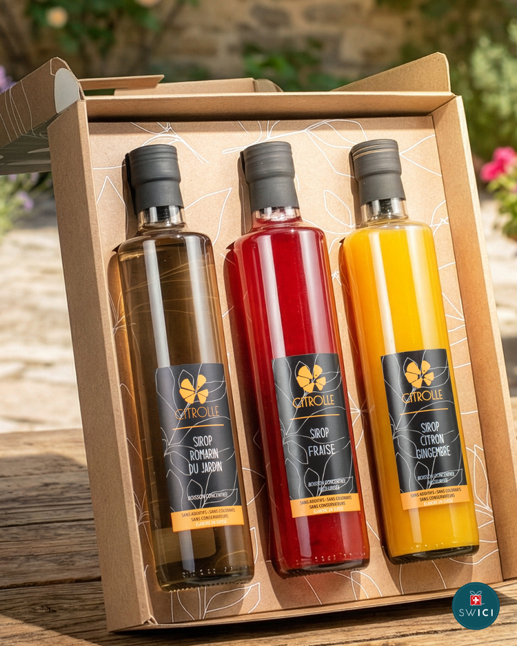 Coffret 3 sirops artisanaux